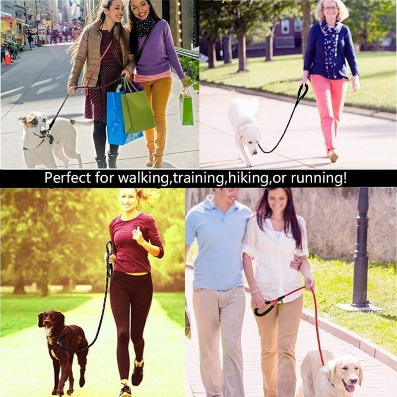Benepaw Reflective Large Medium Dog Leash Padded Handle Durable 360 Degree Metal Clasp Pet Leash Hot Sale Accessories Dog Lead